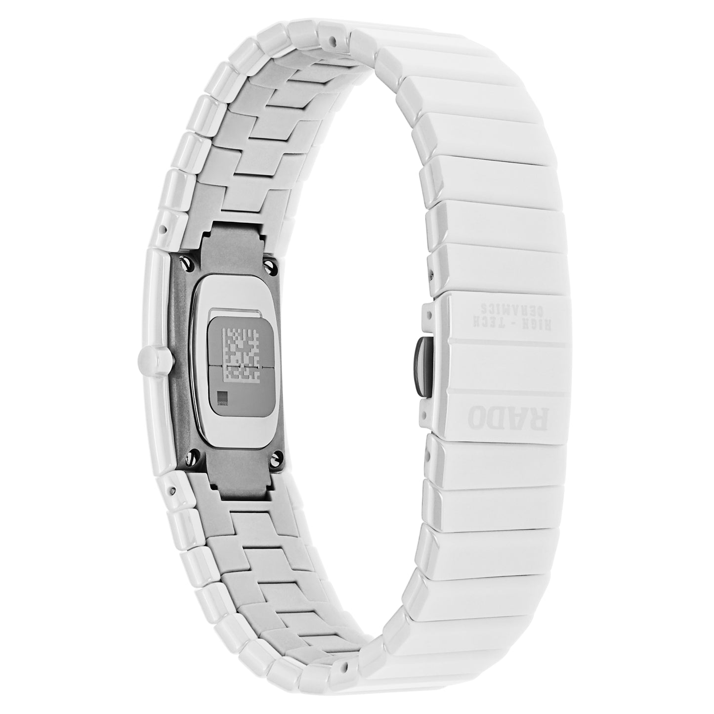 title:Rado Women's R21712702 Ceramica 19mm White Dial Ceramic Watch;color:White