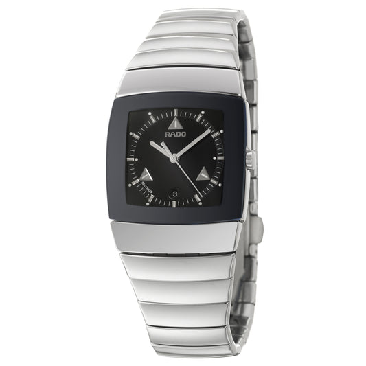 title:Rado Women's Sintra Ceramic 29mm Quartz Watch;color:Silver