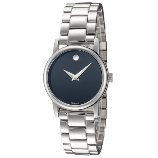 title:Movado Women's Classic Museum 27.2 mm Quartz Watch 2100017;color:Silver