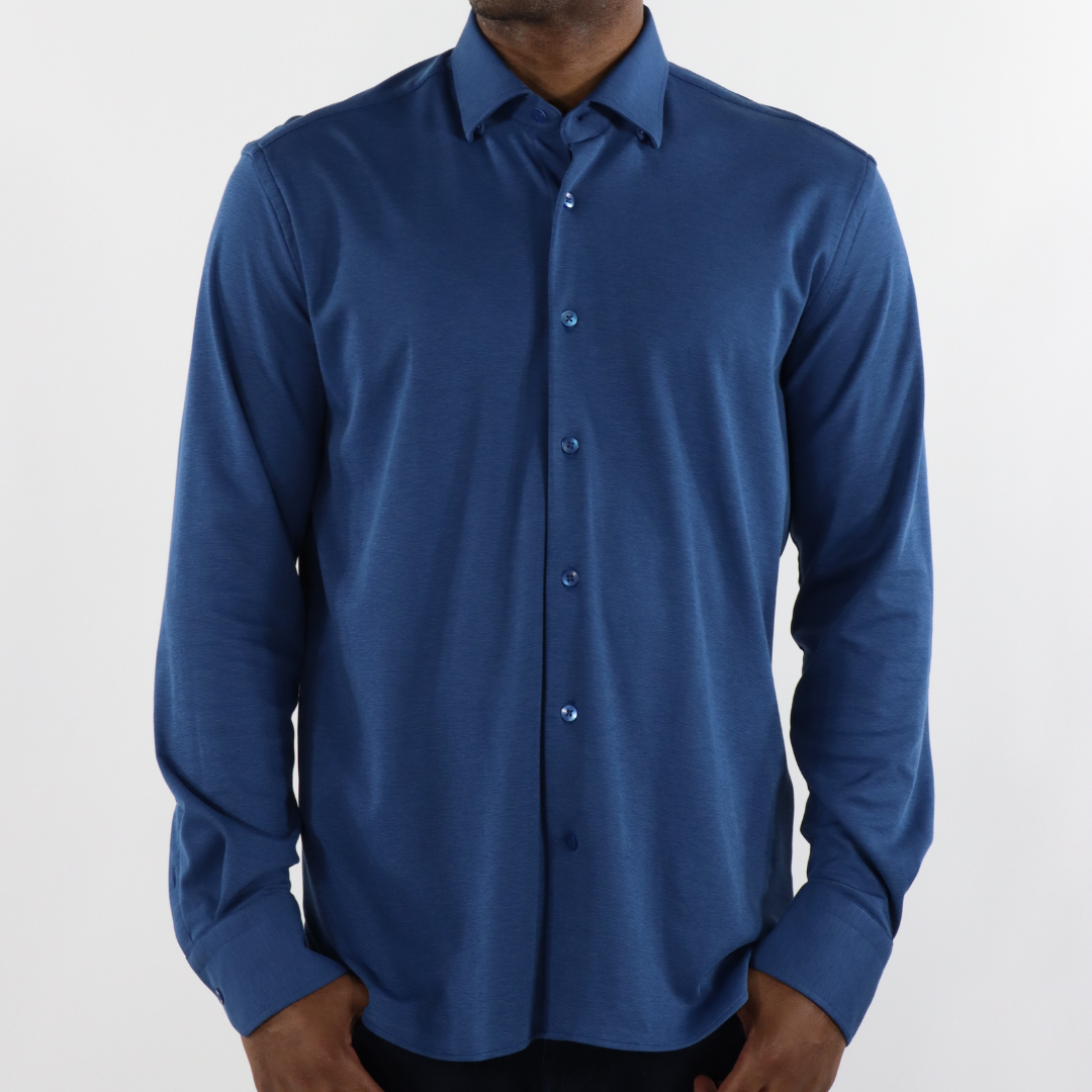 Max Colton James Shirt in Mid Blue