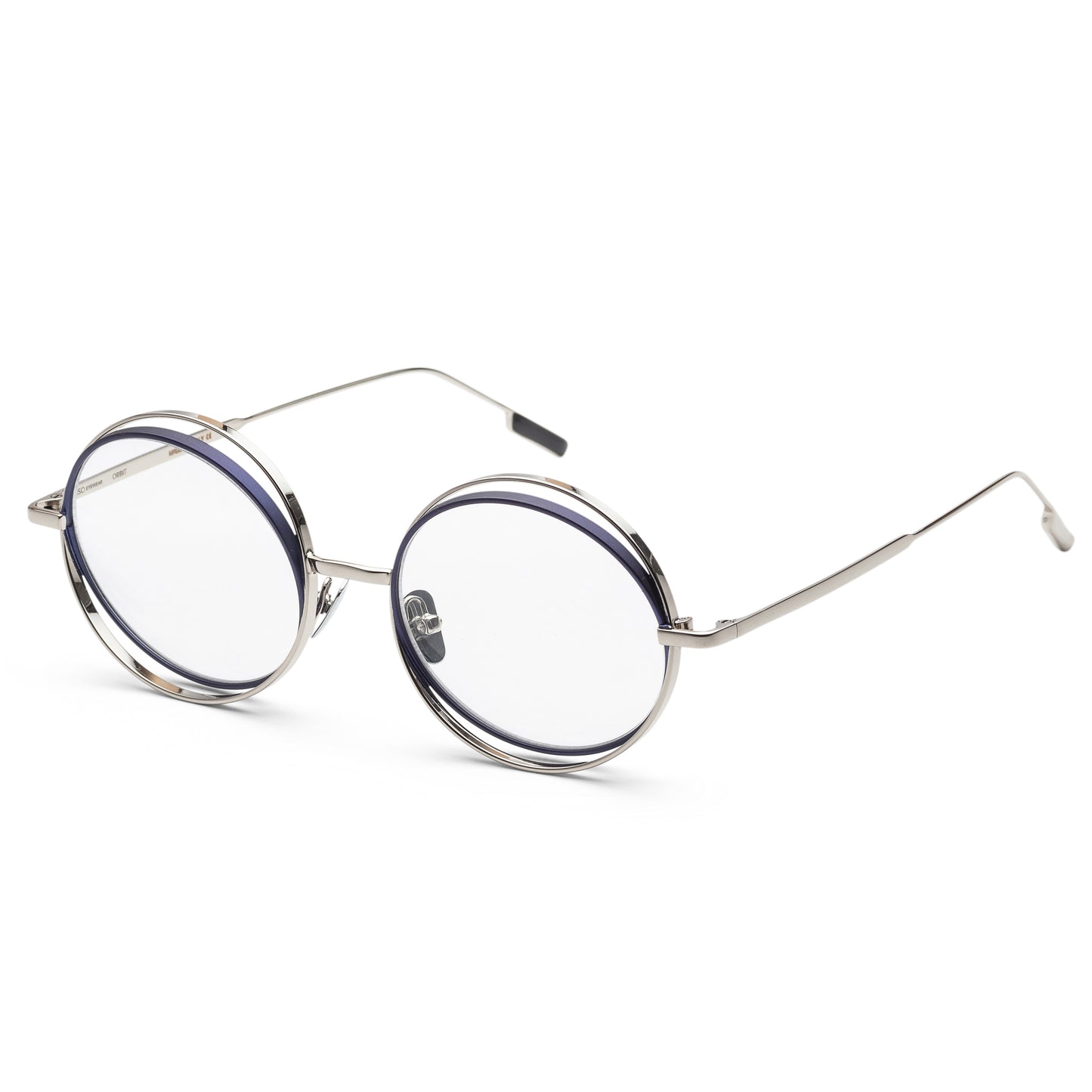 title:Verso Men's Orbit IS1009-D 50 mm Silver Sunglasses;color:Silver Frame, Demo Lens Lens