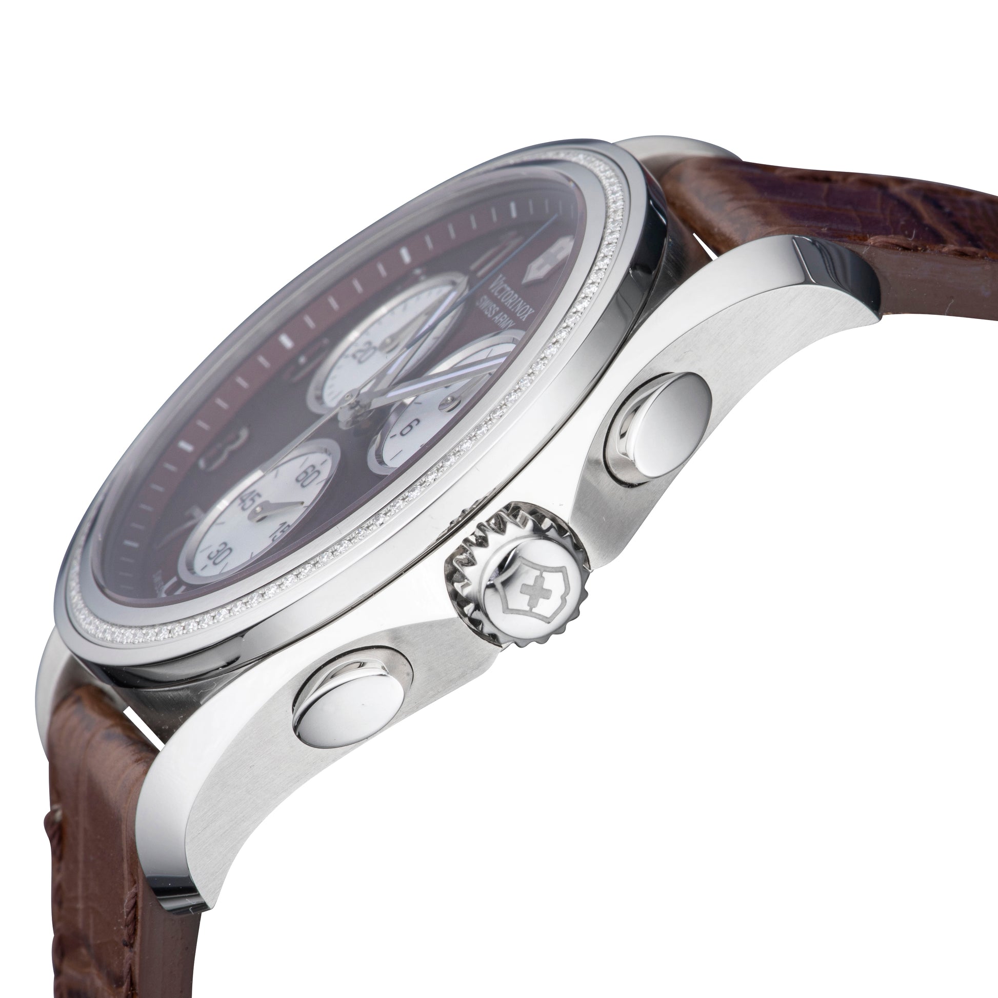 title:Victorinox Swiss Army Women's Chrono Classic 41mm Quartz Watch 241420;color:Brown