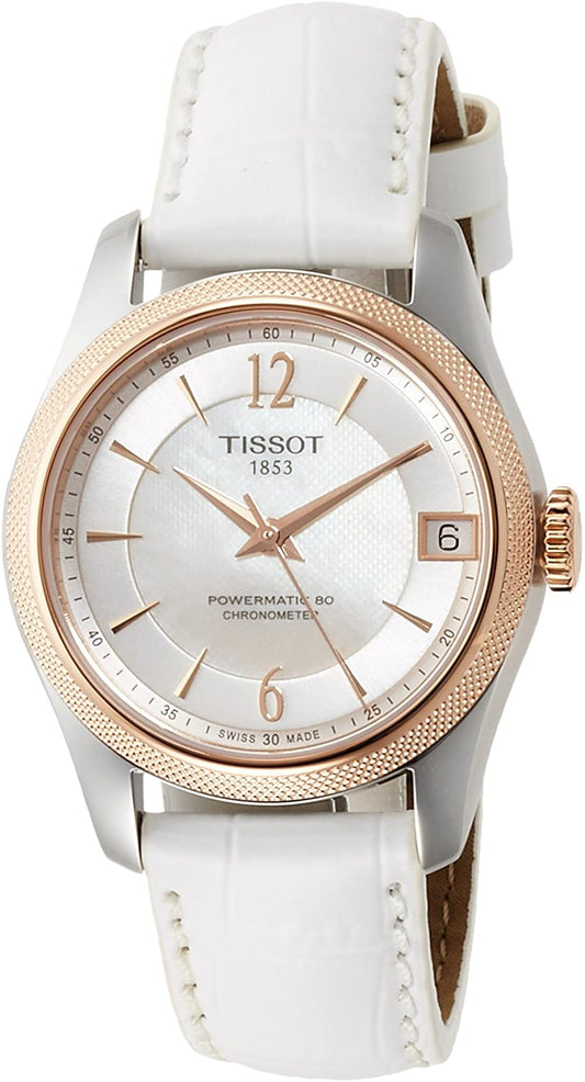 title:Tissot Women's T1082082611700 T-Classic Ballade 30mm Automatic Watch;color:White