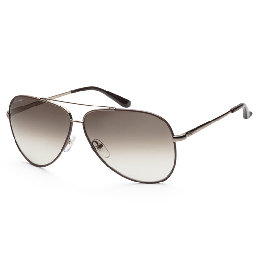 title:Ferragamo Women's SF131S-211 Fashion 60mm Shiny Brown Sunglasses;color:Brown Lens, Shiny Brown Frame