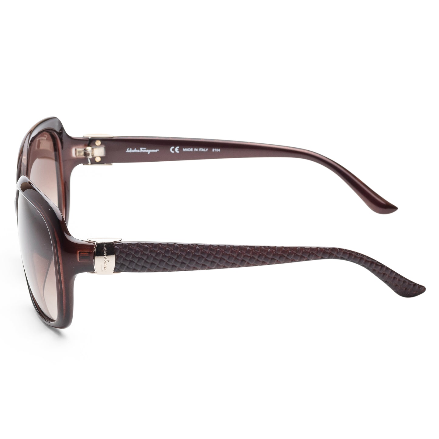 title:Ferragamo Women's SF739SA-210 Fashion 59mm Brown Sunglasses;color:Brown Gradient Lens, Brown Frame