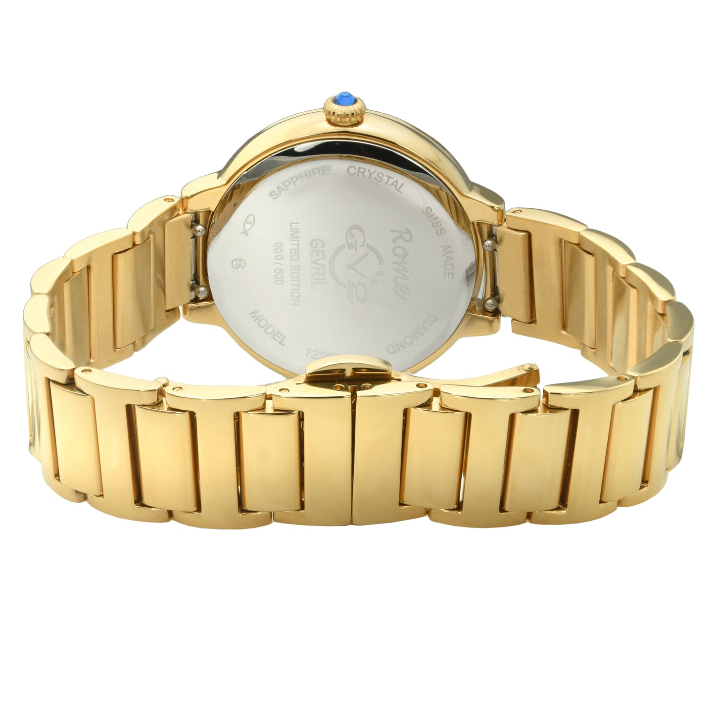 title:GV2 by Gevril Women's Rome 36mm Quartz Watch 12202B;color:White