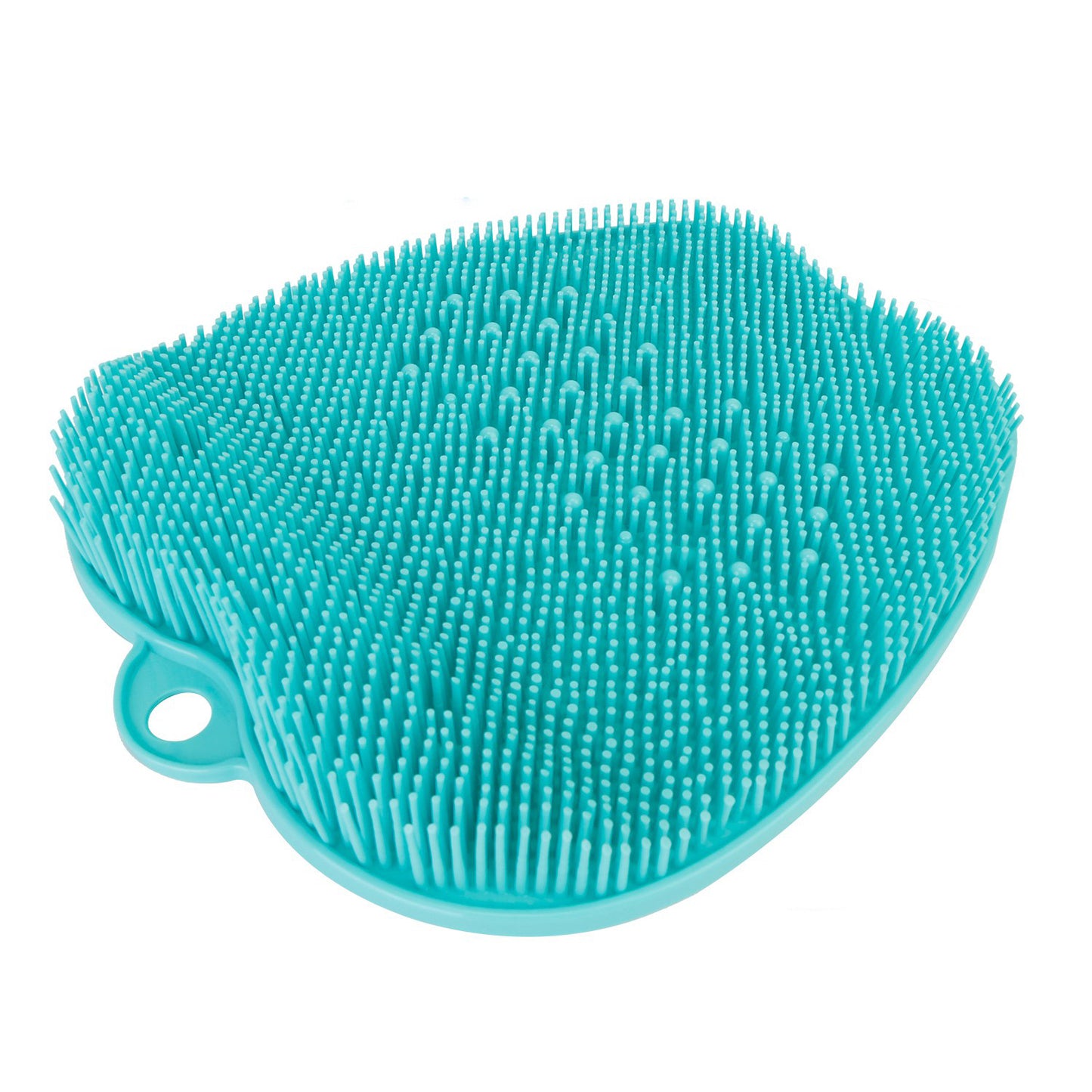 title:Shower Foot Scrubber Foot Massager Exfoliation Cleaner Mat Improve Foot Circulation Scrubber Foot Pain Relief Mat w/ Anti-slip Suction Cups;color:Aqua