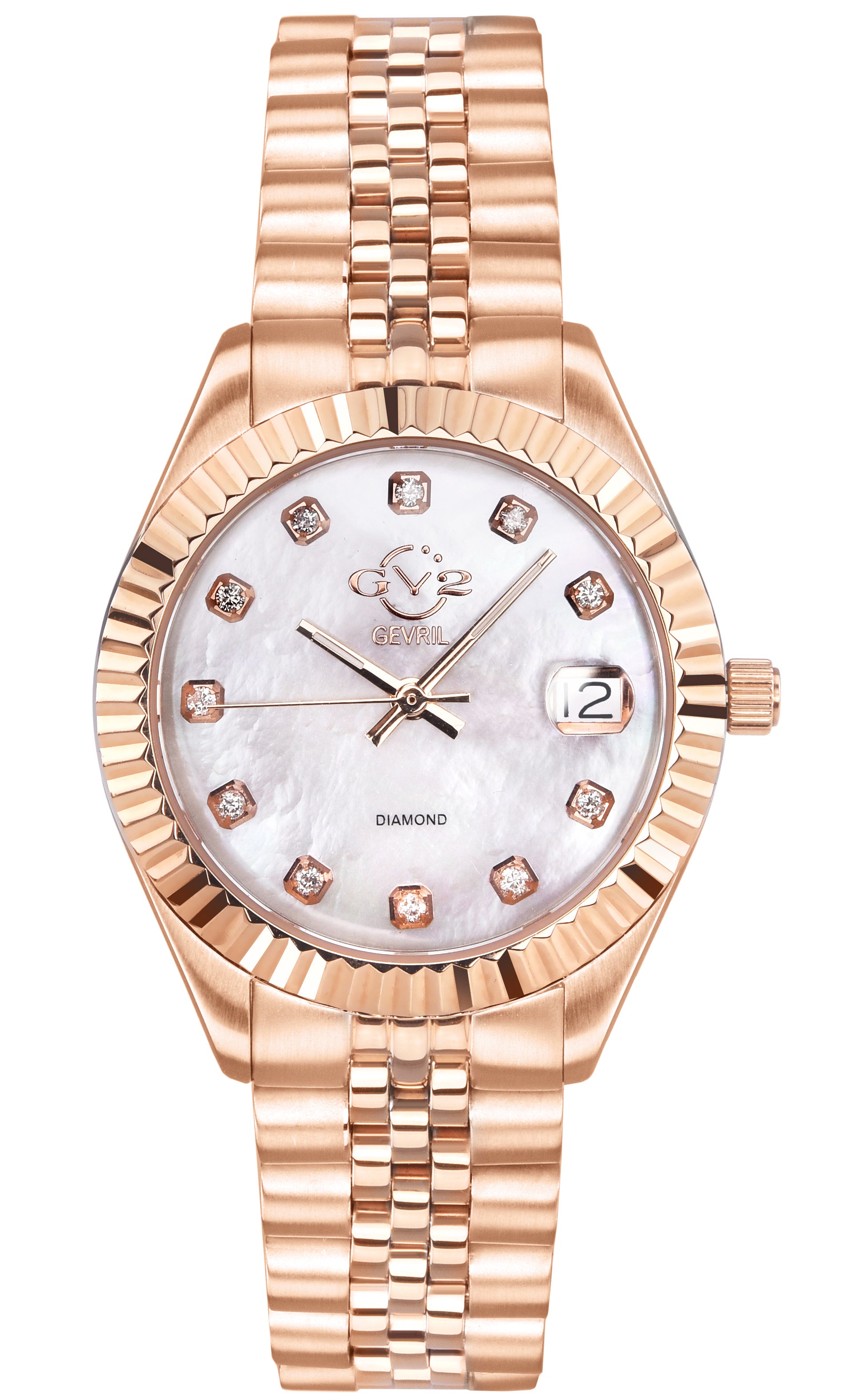 GV2 by Gevril Women's Naples 34mm Quartz Watch 12403 - Ruumur