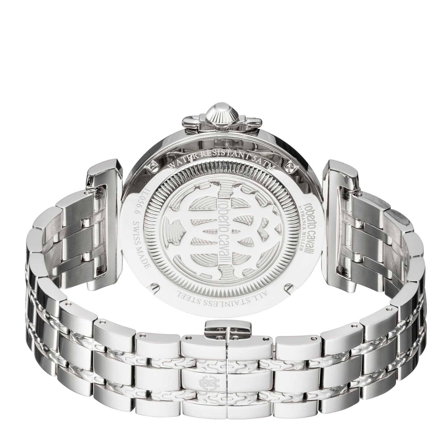 title:Roberto Cavalli Women's Classic 38mm Quartz Watch RV1L056M0046;color:Silver