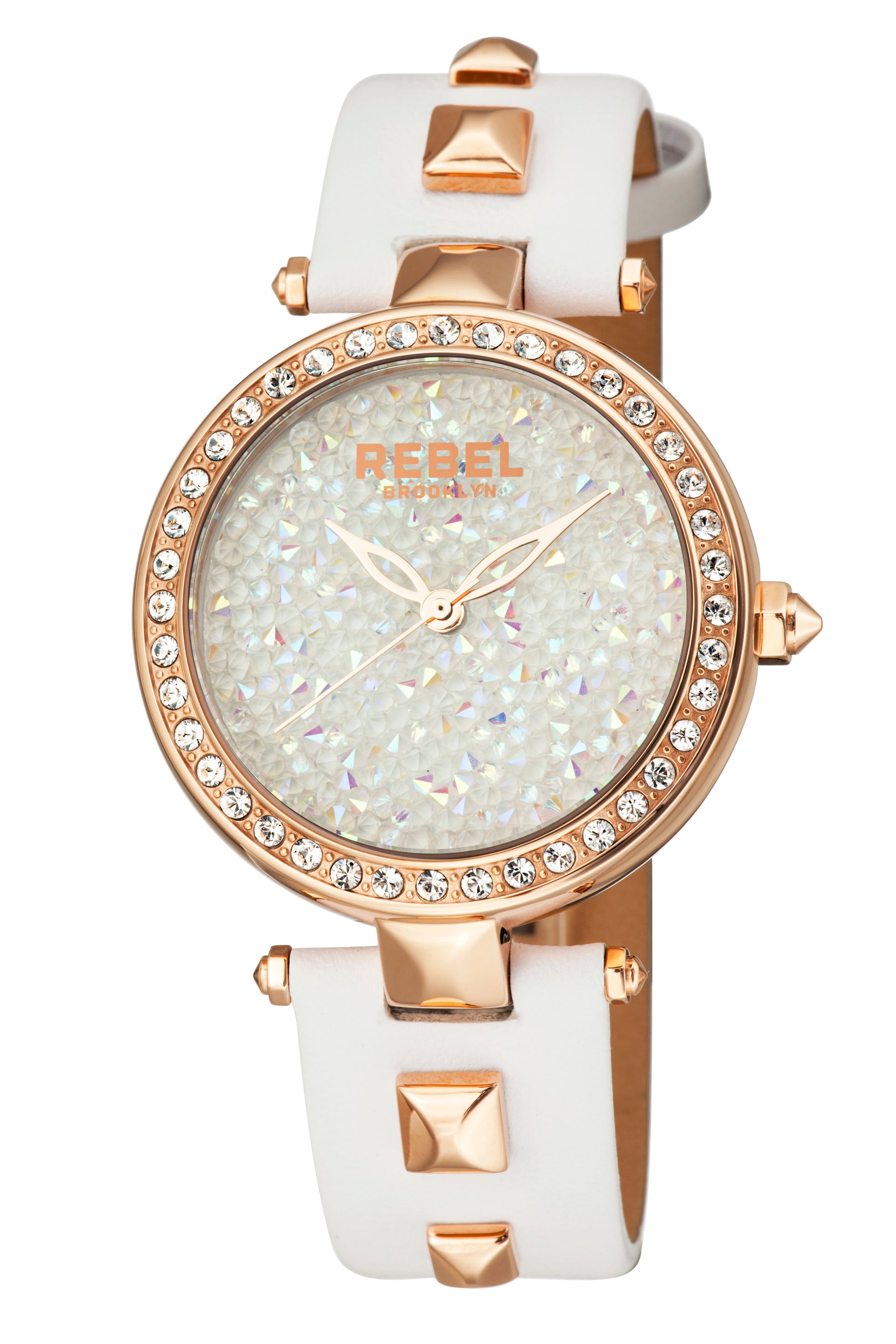 title:Rebel Women's Rockaway Parkway 40mm Quartz Watch RB101-8031;color:White