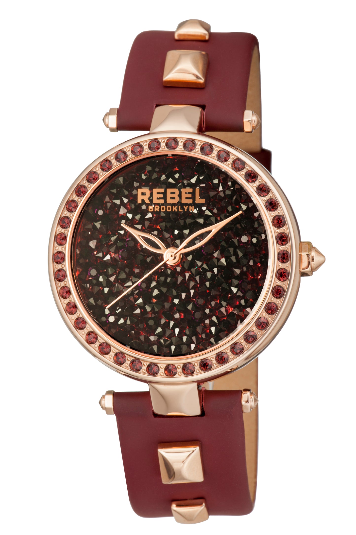 title:Rebel Women's Rockaway Parkway 40mm Quartz Watch RB101-8181;color:Rose Gold