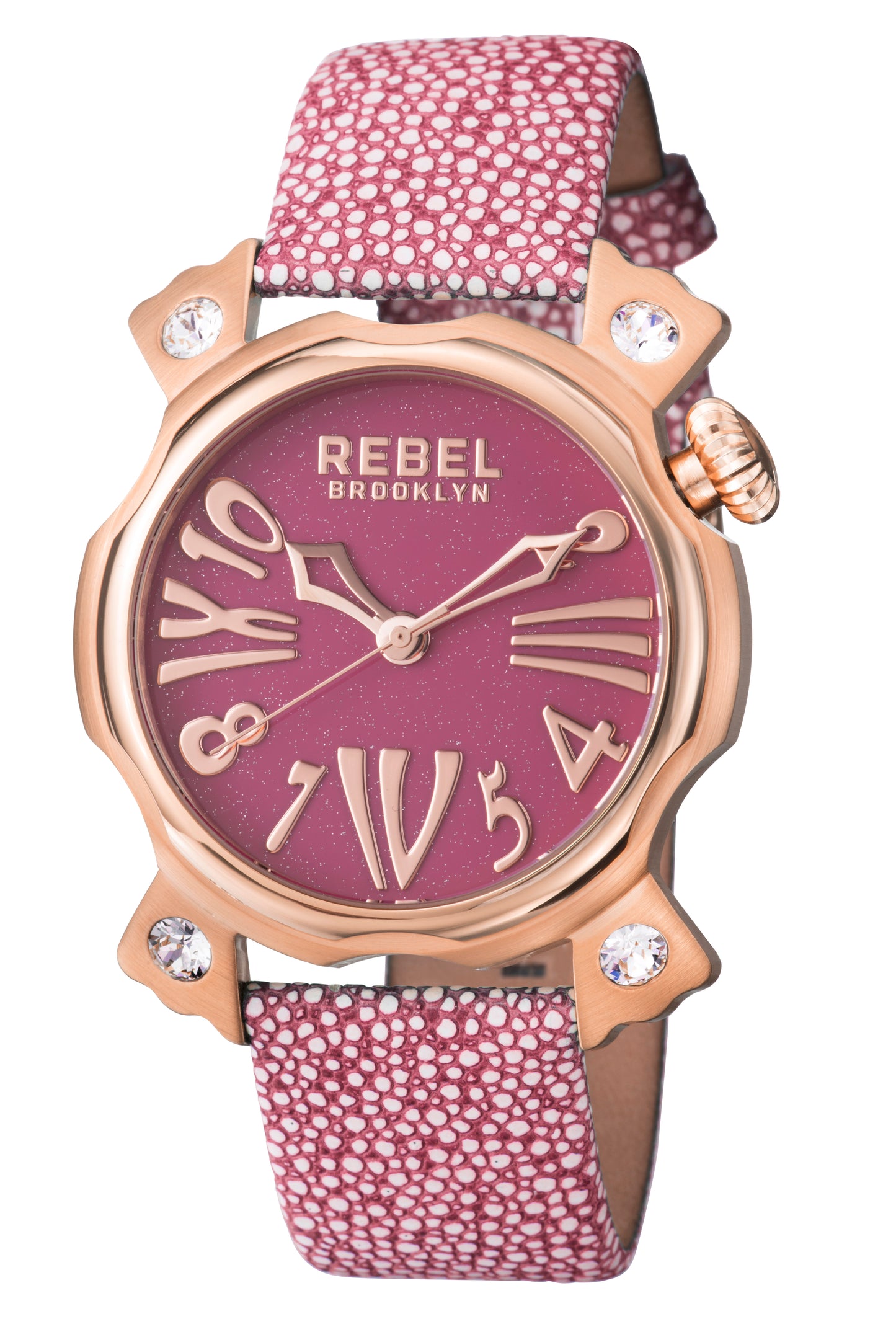 title:Rebel Women's Coney Island 44mm Quartz Watch RB104-8081;color:Violet