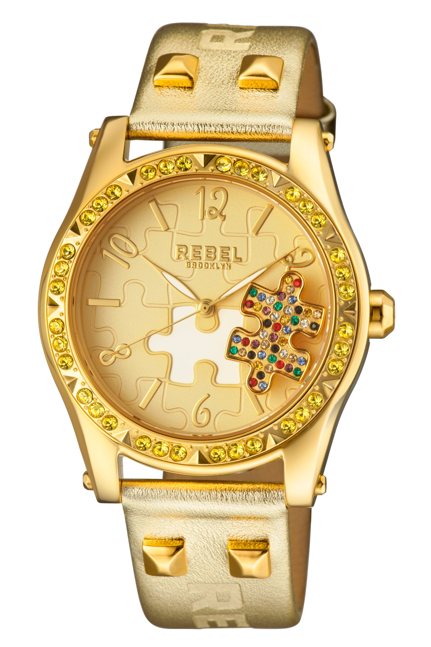 title:Rebel Women's Gravesend 40mm Quartz Watch RB111-9101;color:Gold