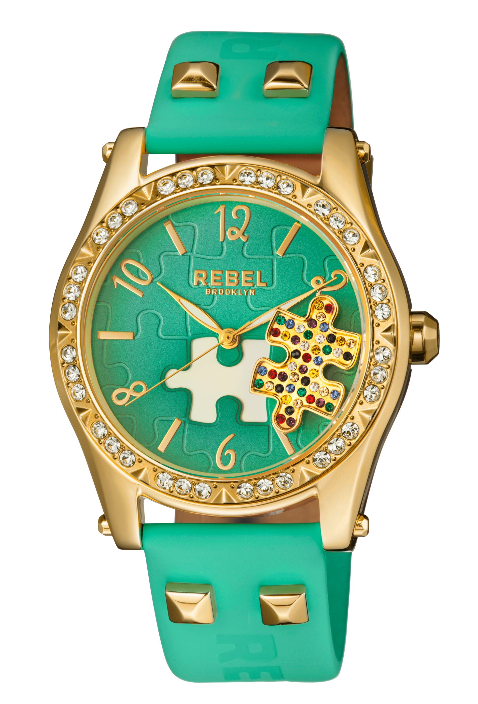 title:Rebel Women's Gravesend 40mm Quartz Watch RB111-9121;color:Teal