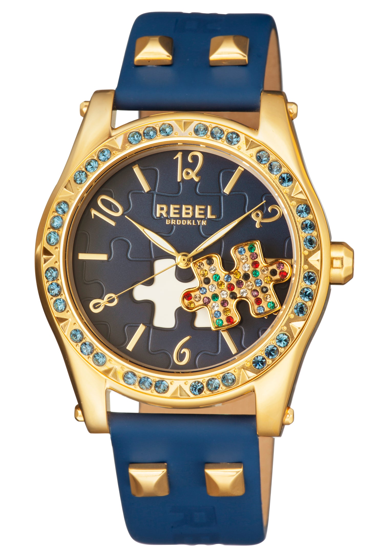 title:Rebel Women's Gravesend 40mm Quartz Watch RB111-9141;color:Navy