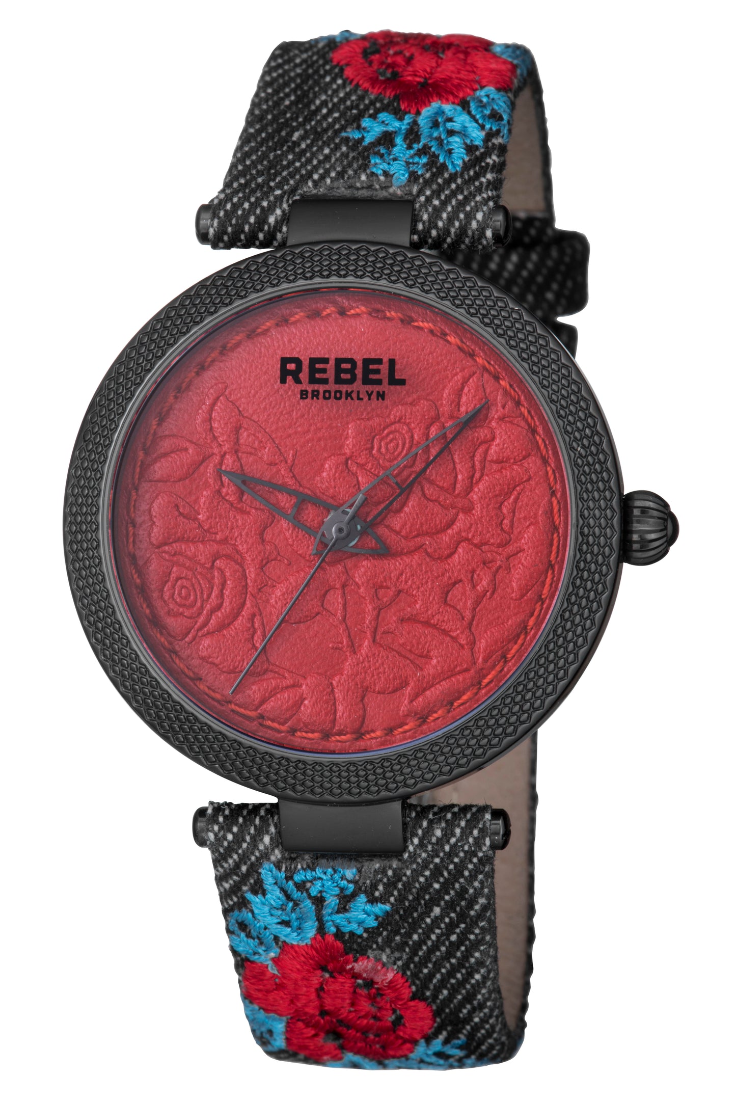 title:Rebel Women's Carroll Gardens 40mm Quartz Watch RB112-6181;color:Burgundy