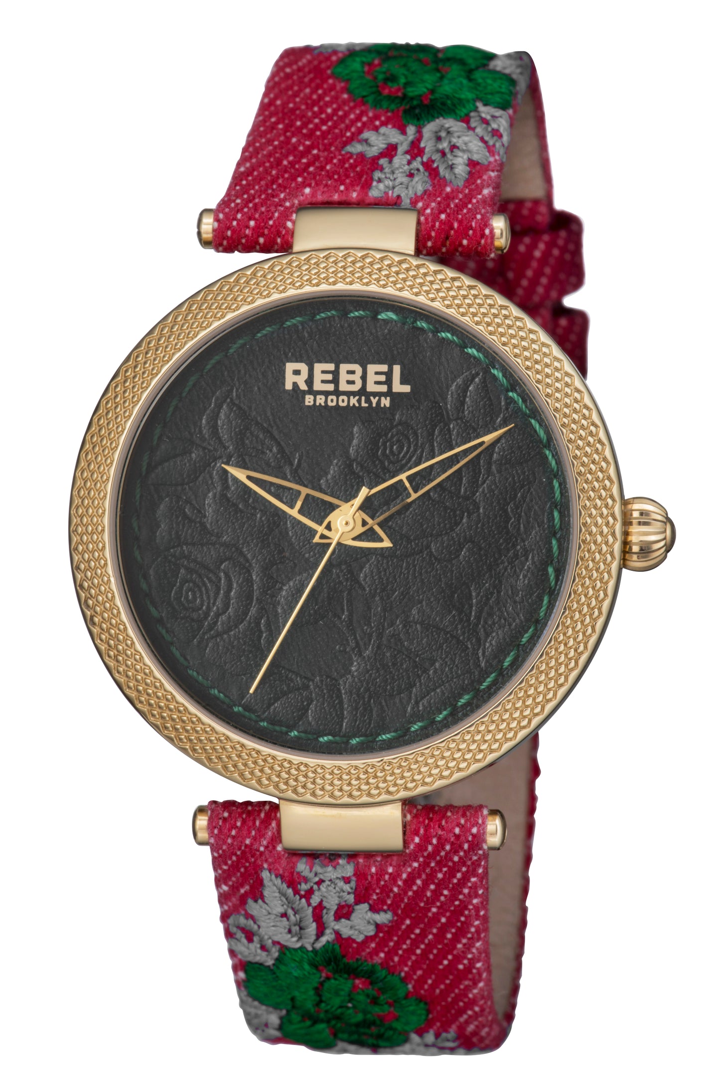 title:Rebel Women's Carroll Gardens 40mm Quartz Watch RB112-9061;color:Green