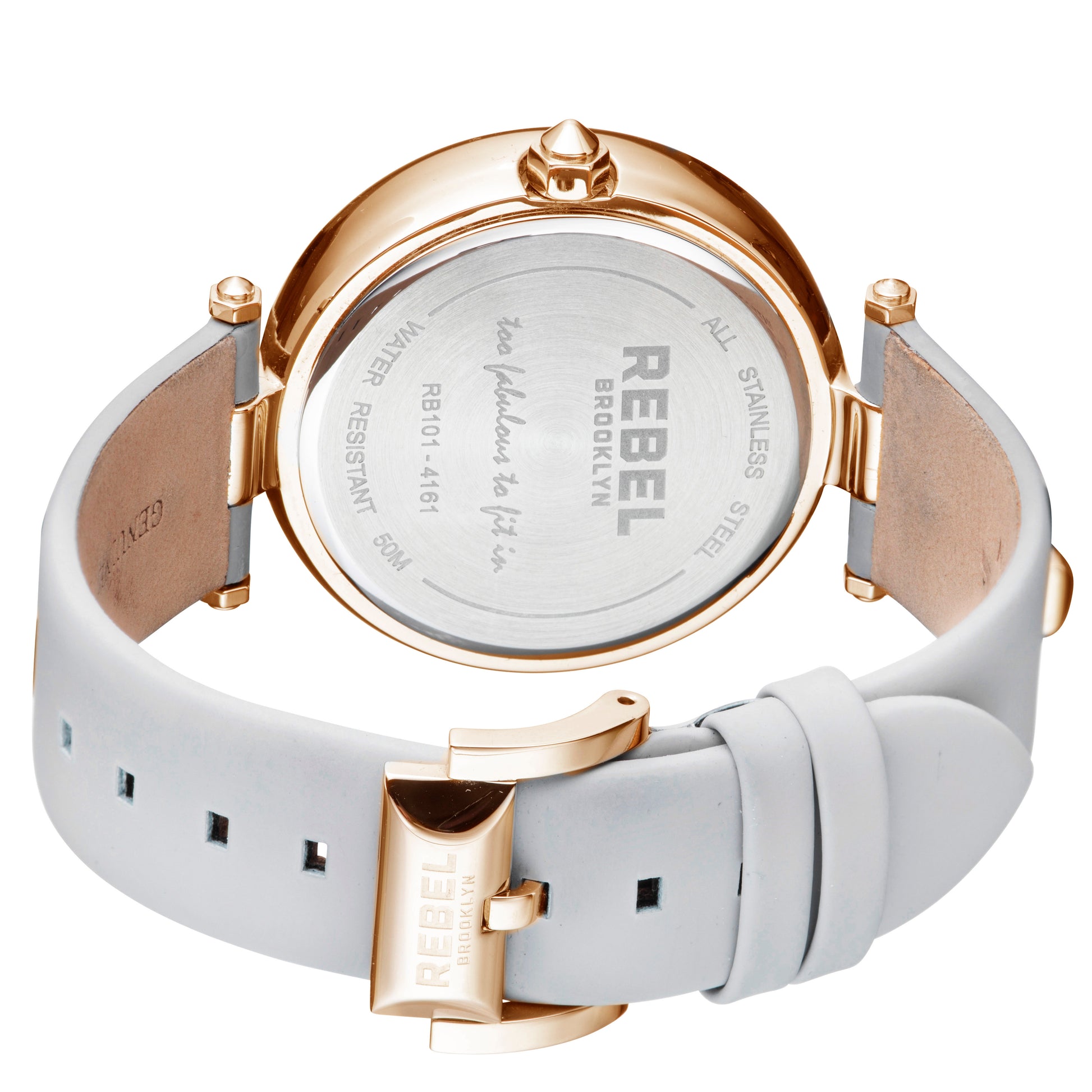 title:Rebel Women's Rockaway Parkway 40mm Quartz Watch RB101-8031;color:White