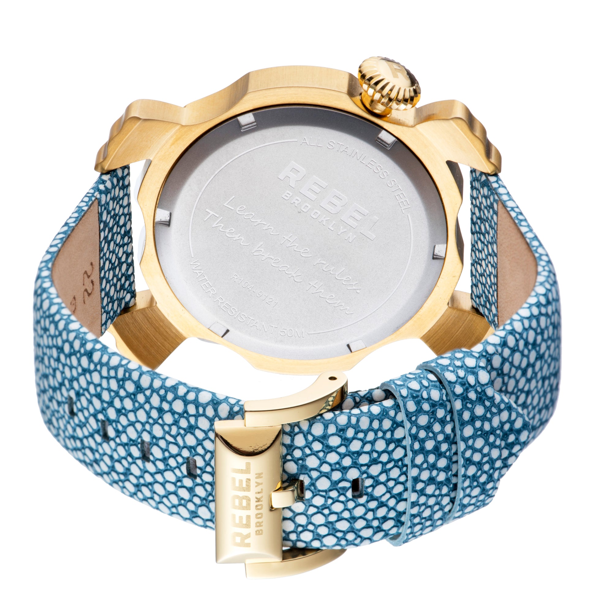 title:Rebel Women's Coney Island 44mm Quartz Watch RB104-9121;color:Teal