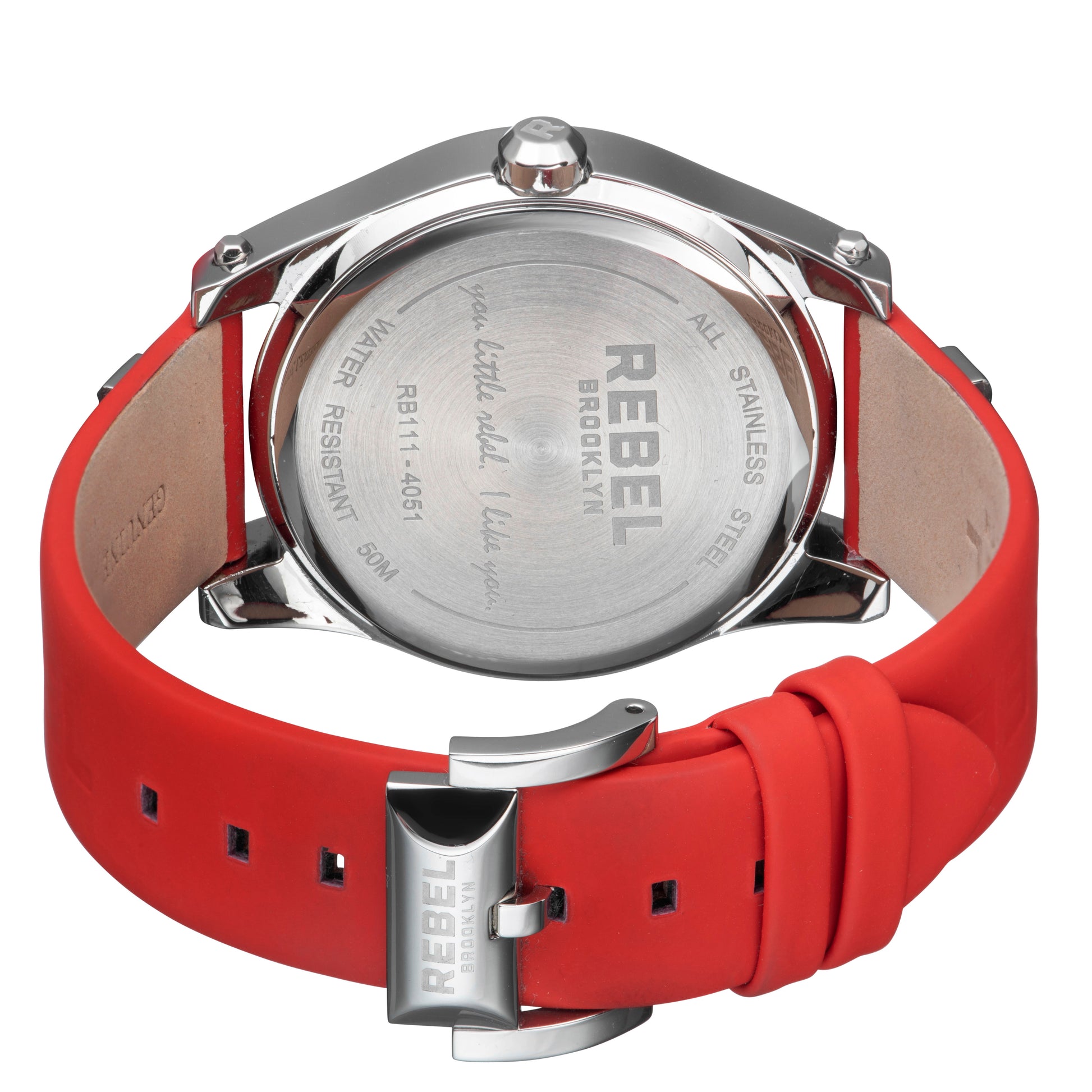 title:Rebel Women's Gravesend 40mm Quartz Watch RB111-4051;color:Red