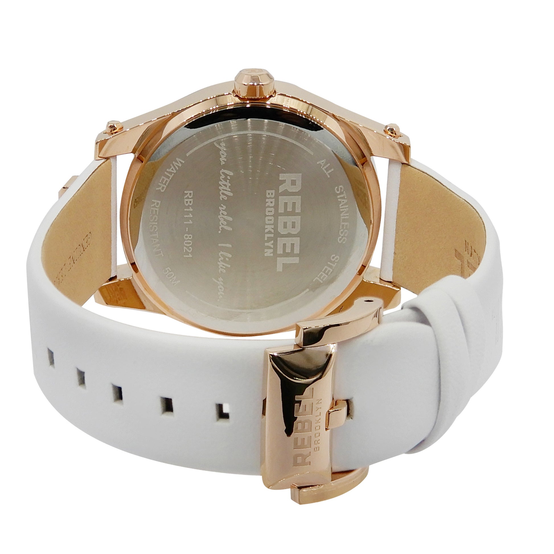 title:Rebel Women's Gravesend 40mm Quartz Watch RB111-8021;color:White