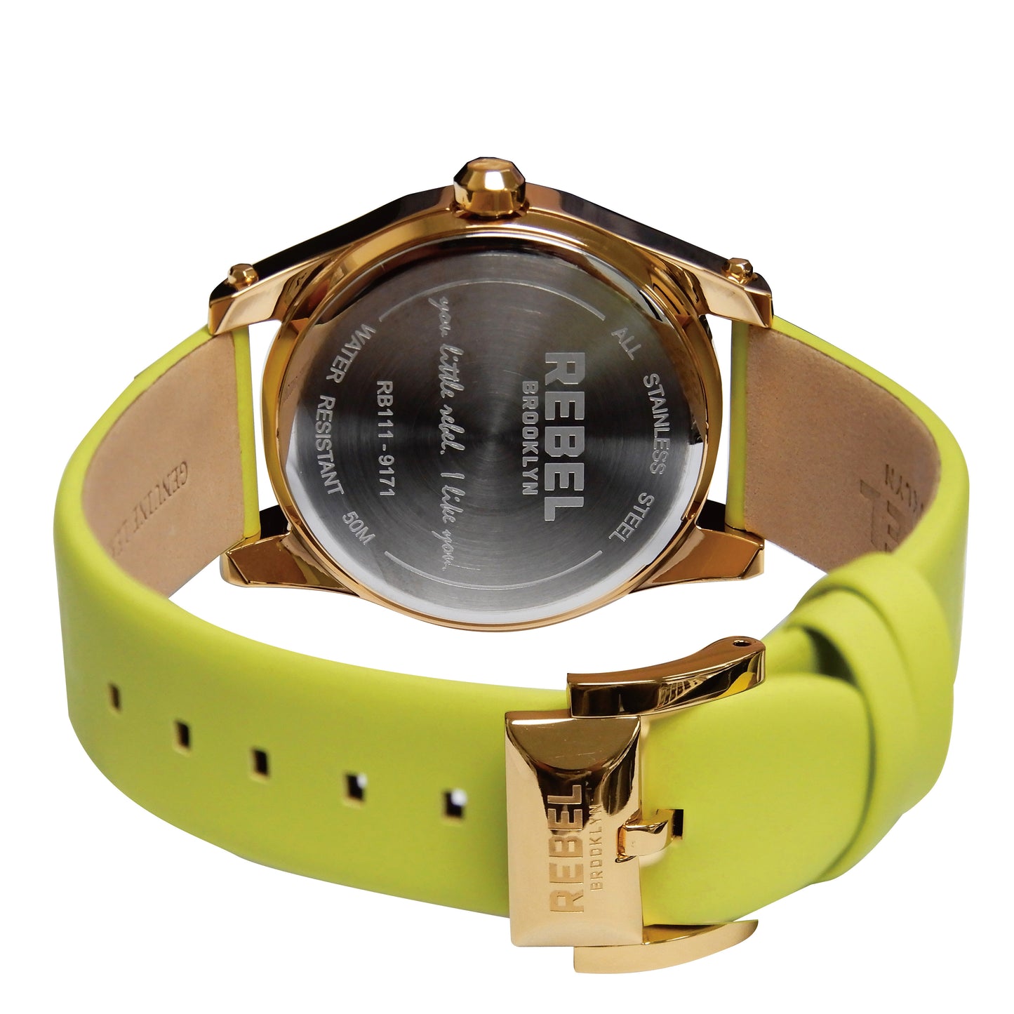 title:Rebel Women's Gravesend 40mm Quartz Watch RB111-9171;color:Lime Green