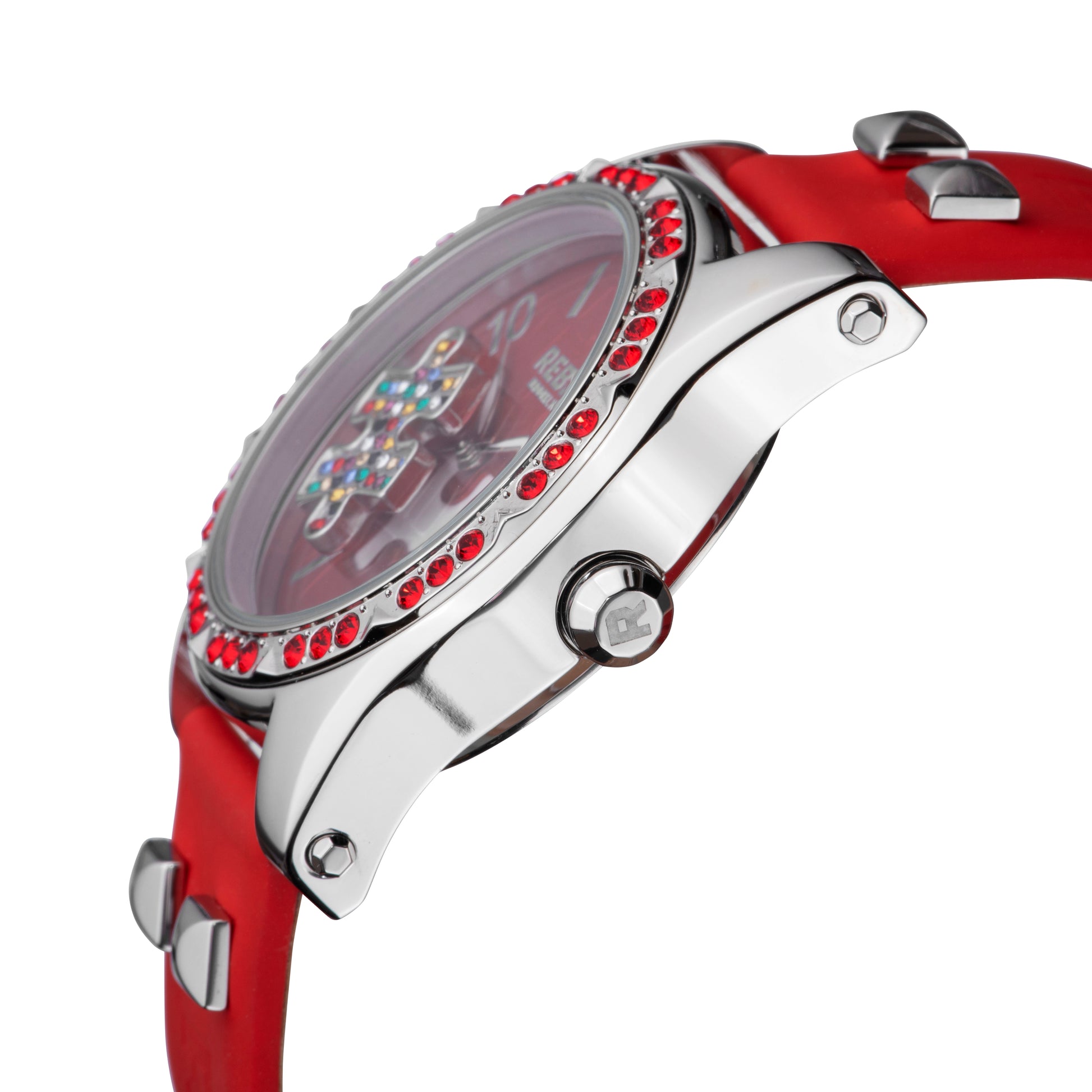 title:Rebel Women's Gravesend 40mm Quartz Watch RB111-4051;color:Red