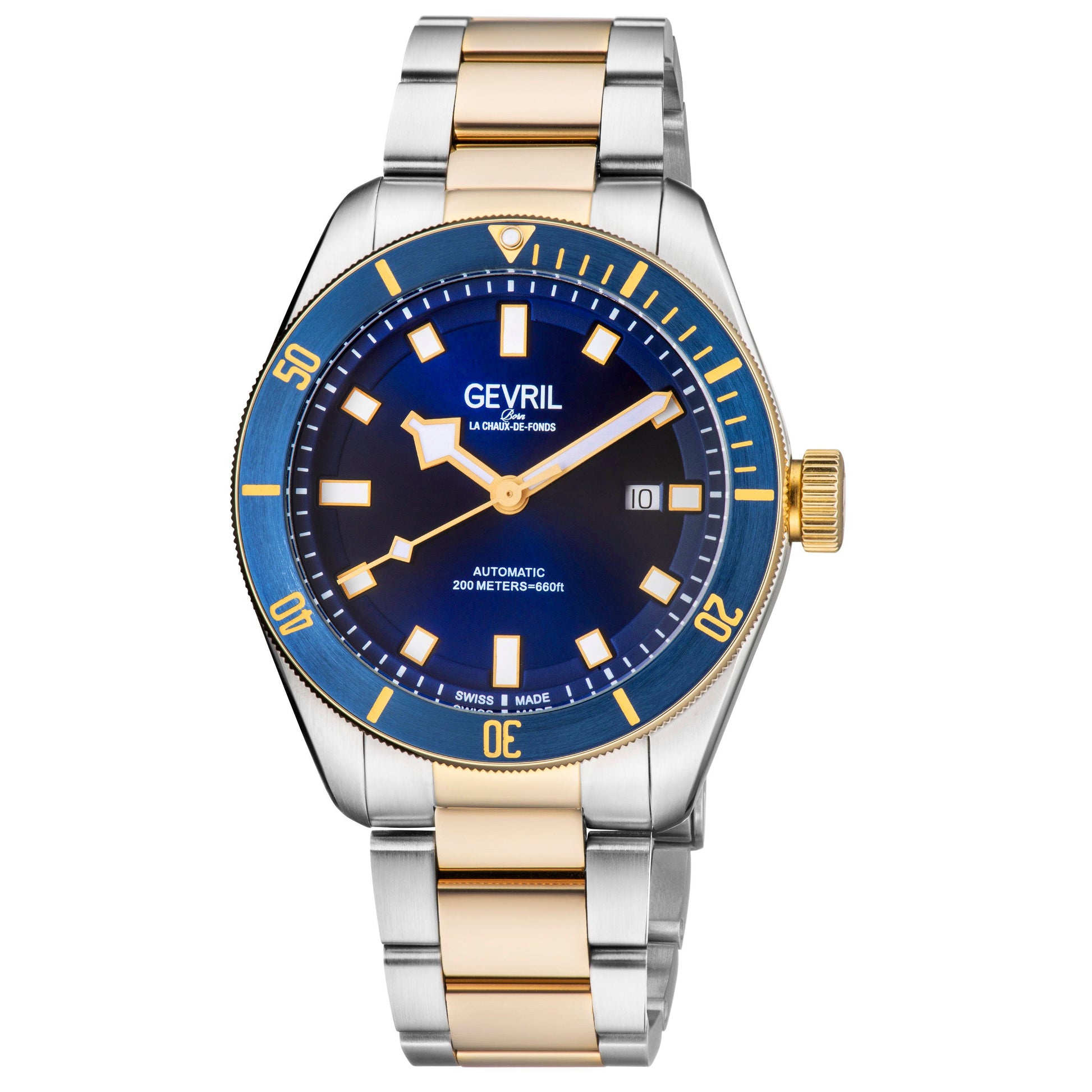 title:Gevril Men's Yorkville 43mm Automatic Watch 48604;color:Blue