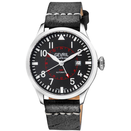 title:Gevril Men's Vaughn 44mm Automatic Watch 44503;color:Black