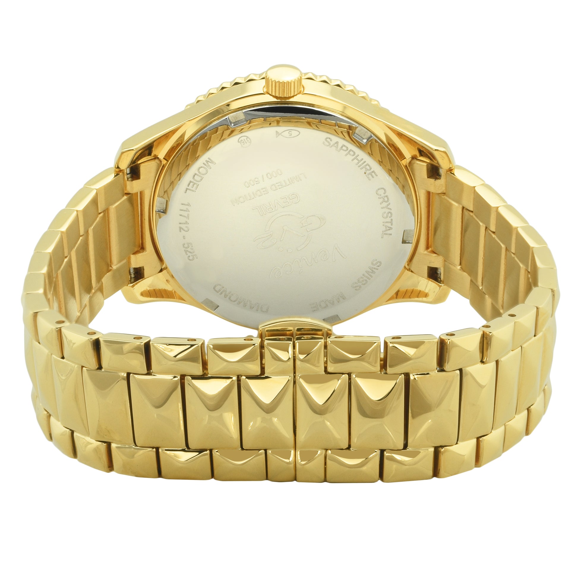 title:GV2 by Gevril Women's Venice 38.5mm Quartz Watch 11712-525;color:White Mother-of-Pearl