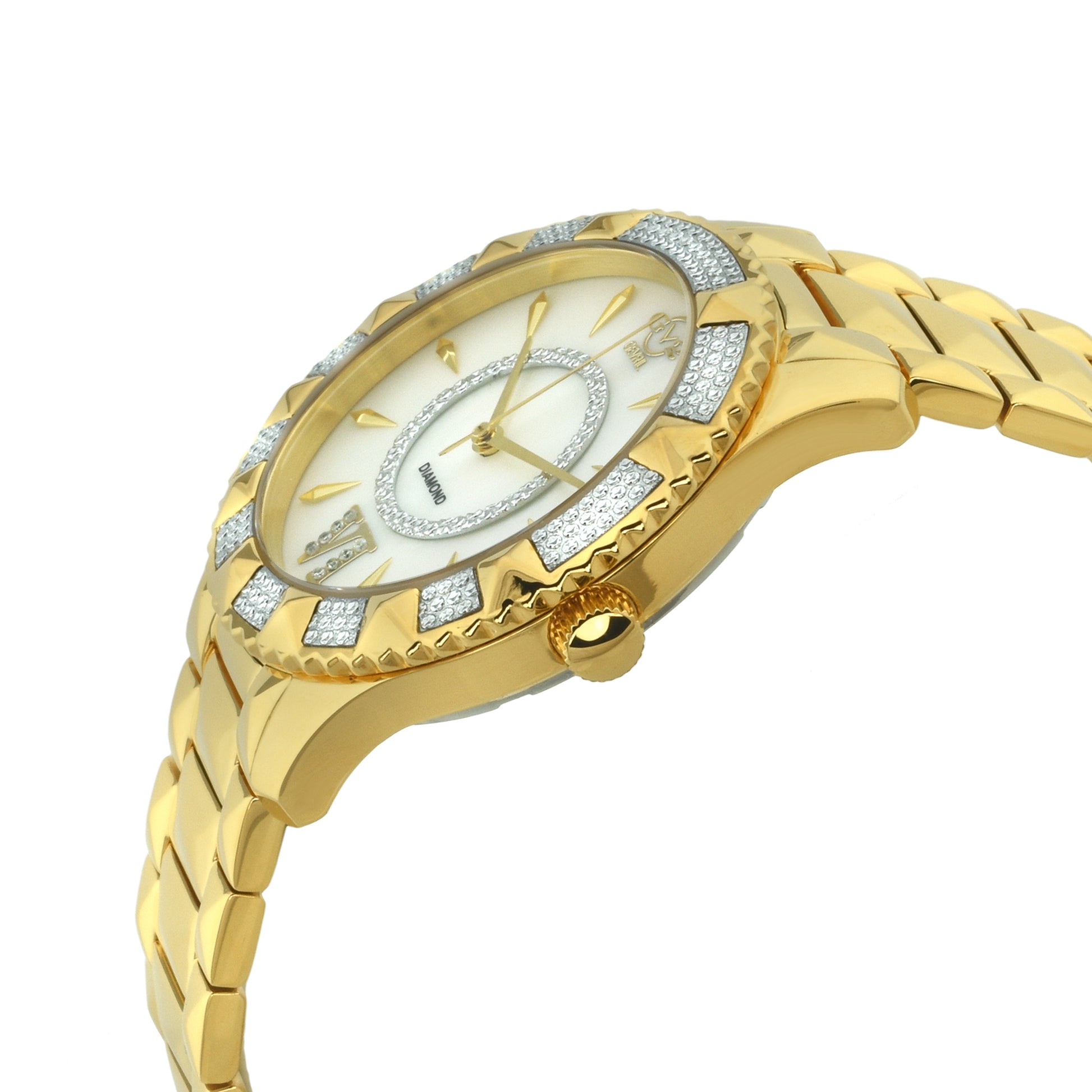 title:GV2 by Gevril Women's Venice 38.5mm Quartz Watch 11712-525;color:White Mother-of-Pearl