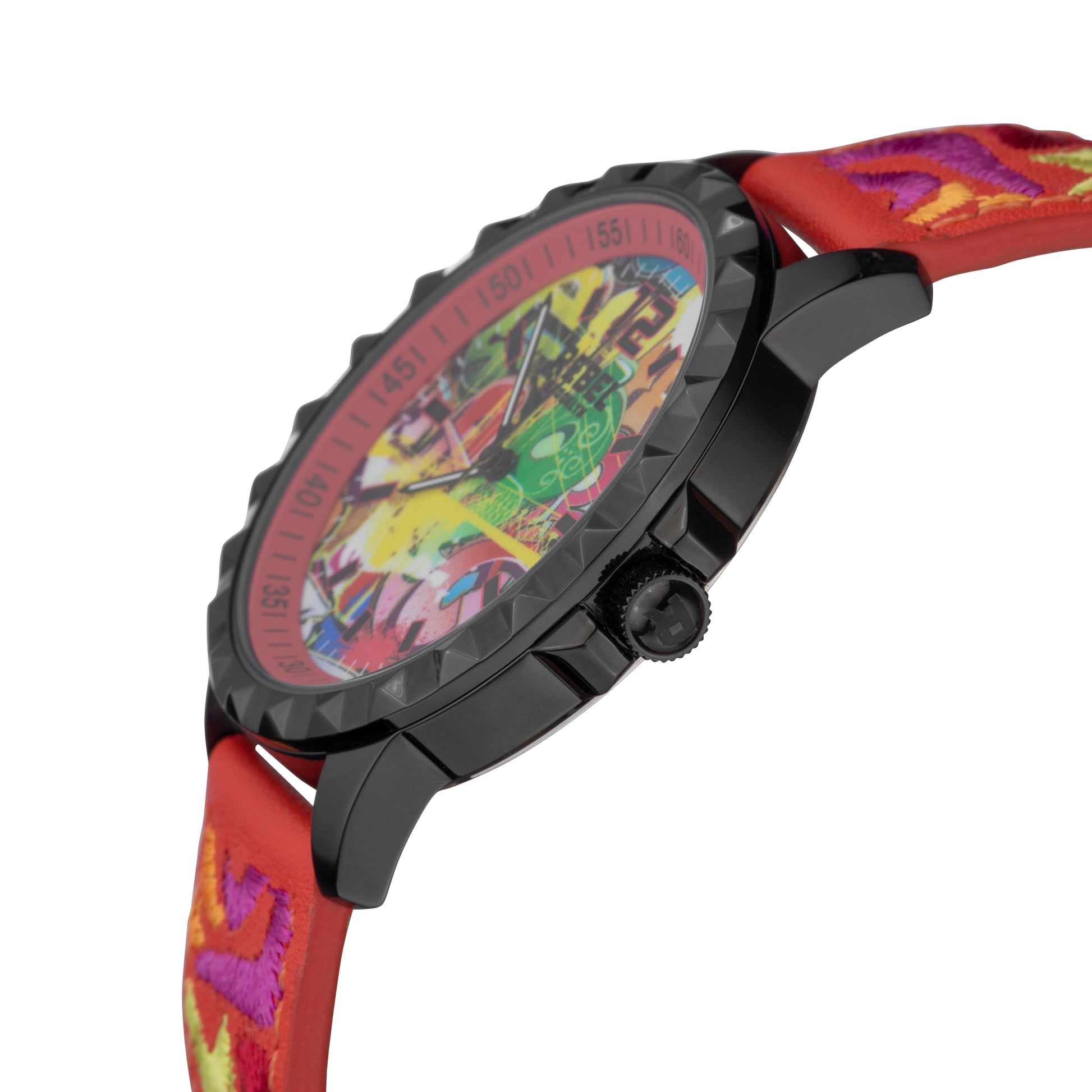 title:Rebel Women's Dumbo 42mm Quartz Watch RB122-6081;color:Coral Graffiti