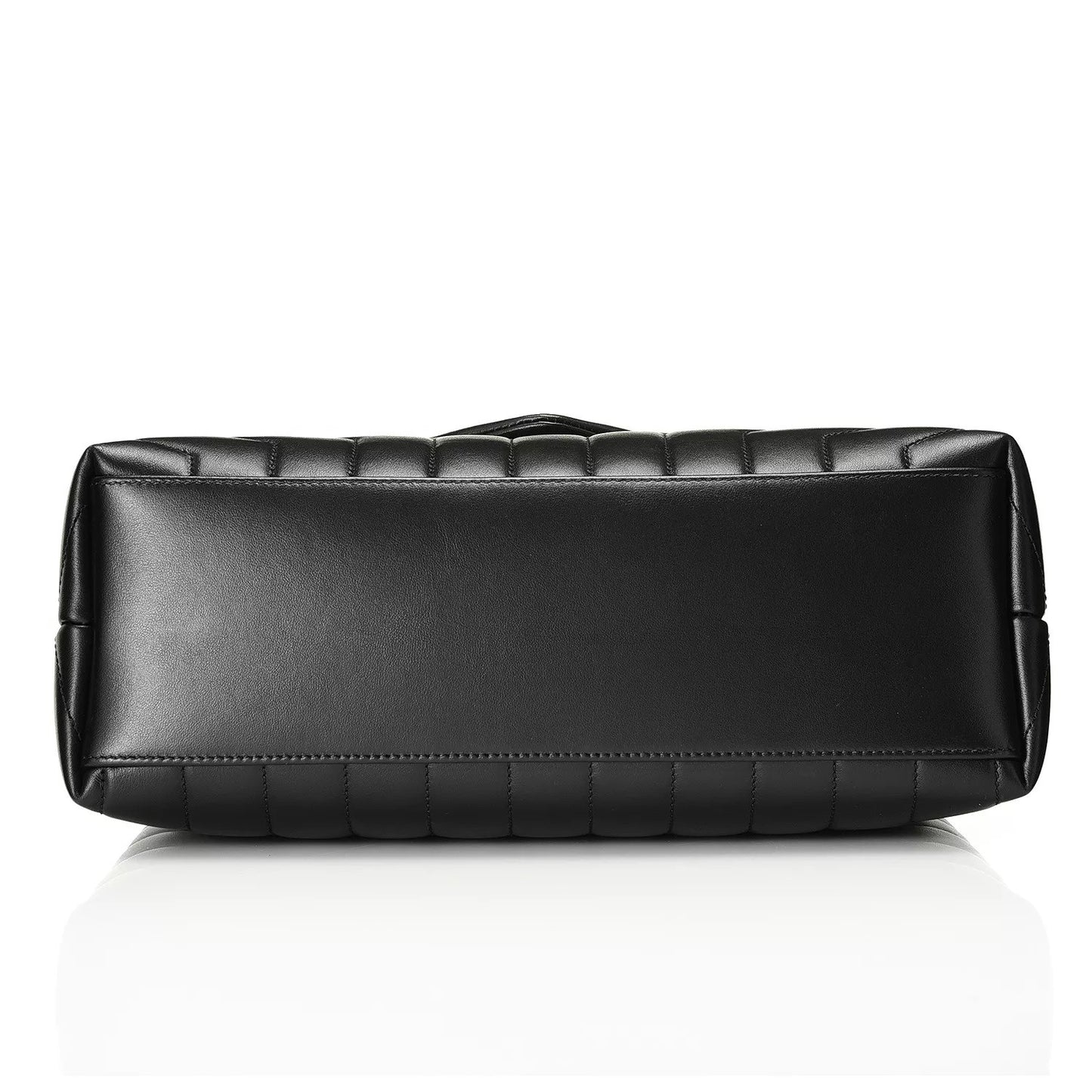 Saint Laurent "Loulou" Quilted Leather Medium Chain Bag - Black/Silver