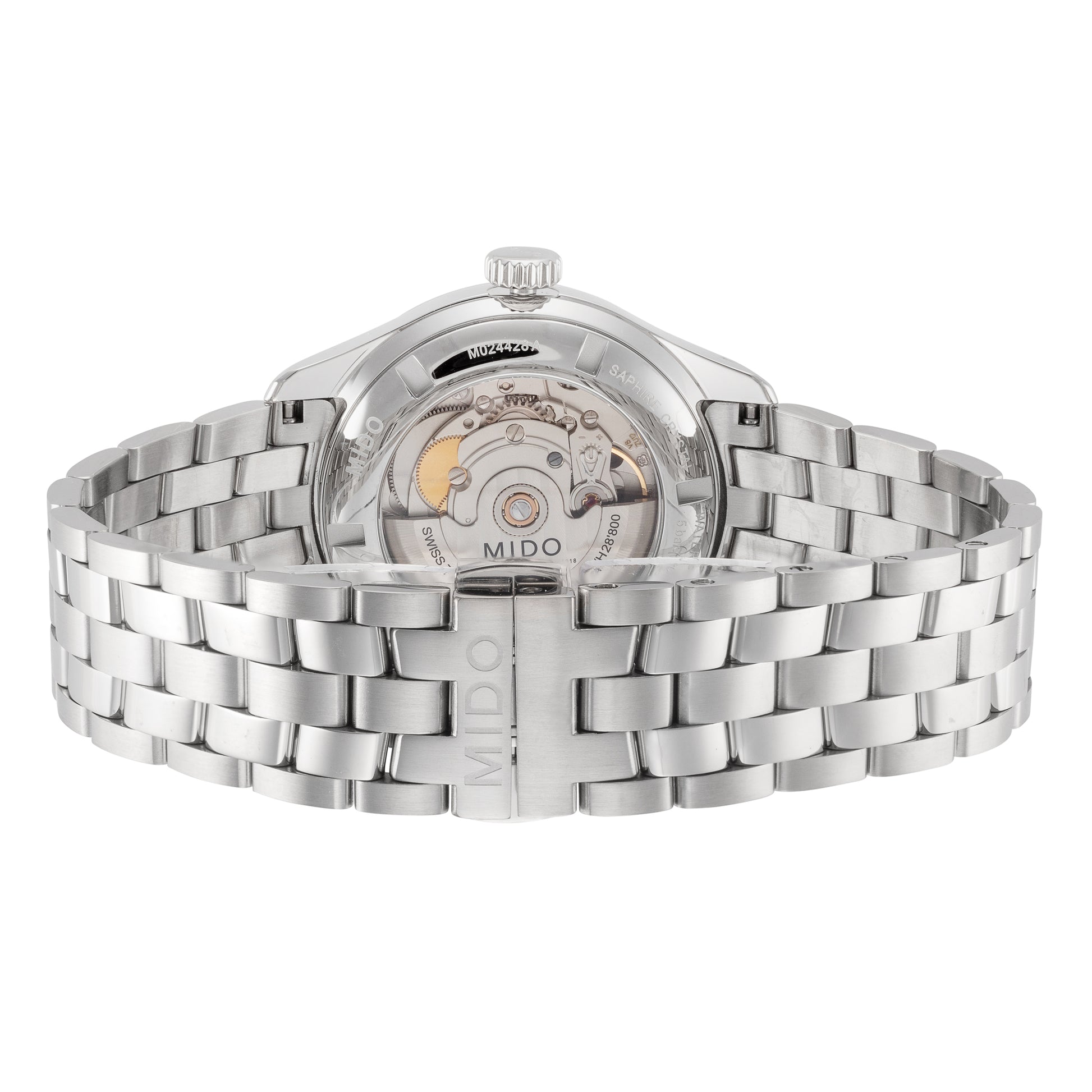 title:Mido Men's M0244281103100 Belluna II 40mm Automatic Watch;color:Silver