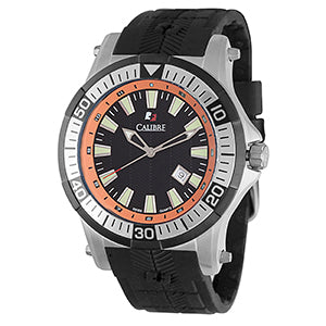 title:Calibre Men's Hawk Date 45mm Quartz Watch SC-4H1-04-007.079;color:Black