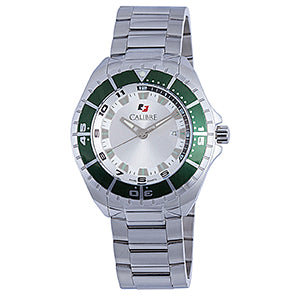 title:Calibre Men's Sea Knight 44mm Quartz Watch SC-5S2-04-001.6;color:White