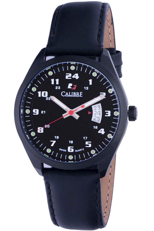 title:Calibre Men's Trooper 40mm Quartz Watch SC-4T1-13-007;color:Black