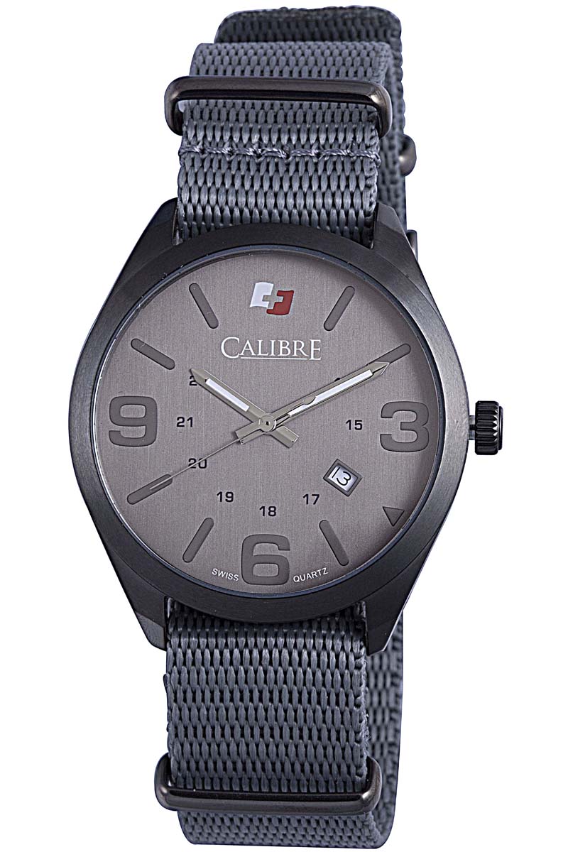 title:Calibre Men's Trooper 40mm Quartz Watch SC-4T2-15-011;color:Grey