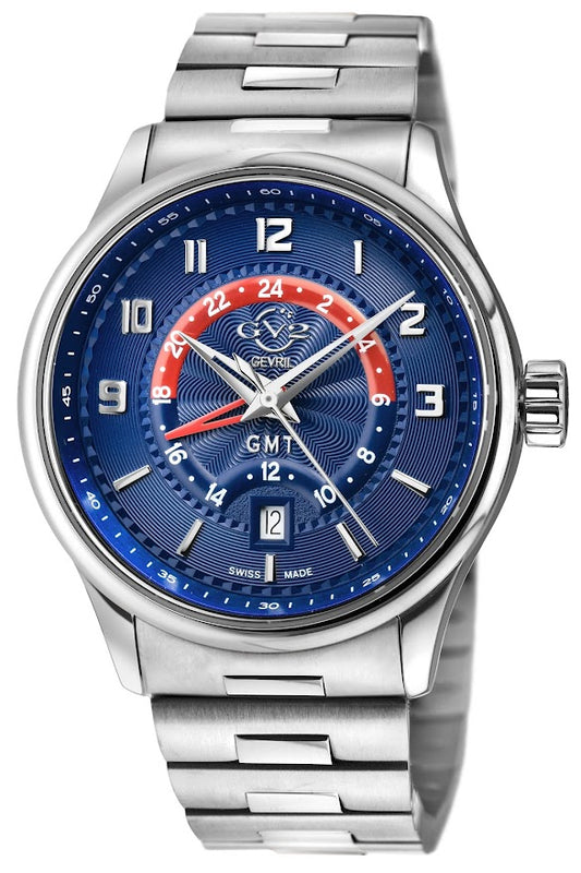 title:GV2 by Gevril Men's Giromondo 42mm Quartz Watch 42302B;color:Blue