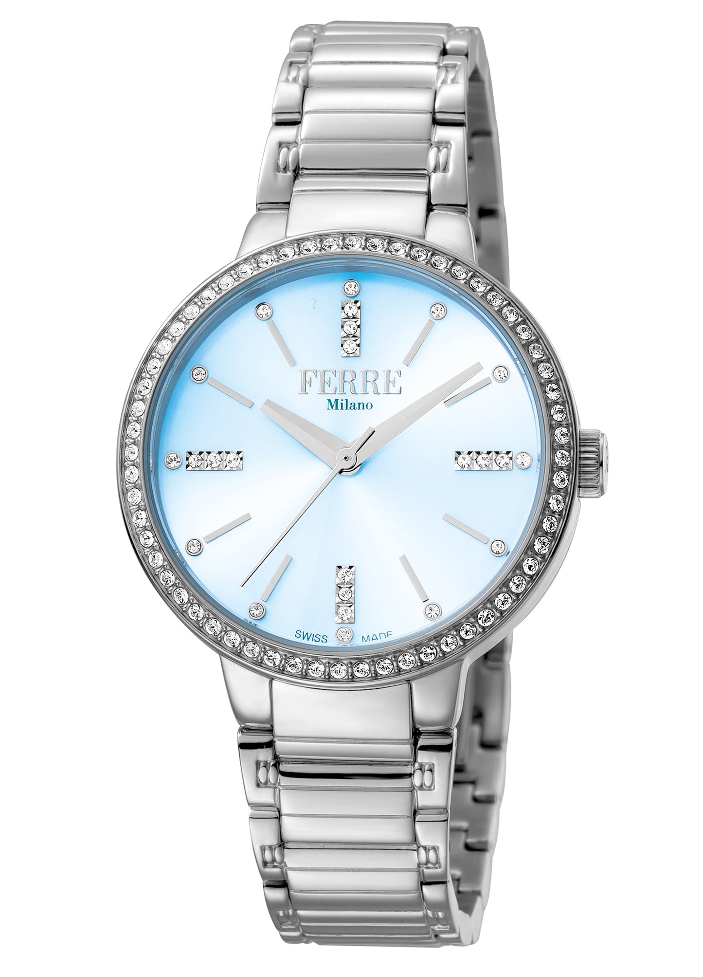 title:Ferre Milano Women's Donna Giada 34mm Quartz Watch FM1L084M0051;color:Blue Mother-of-Pearl