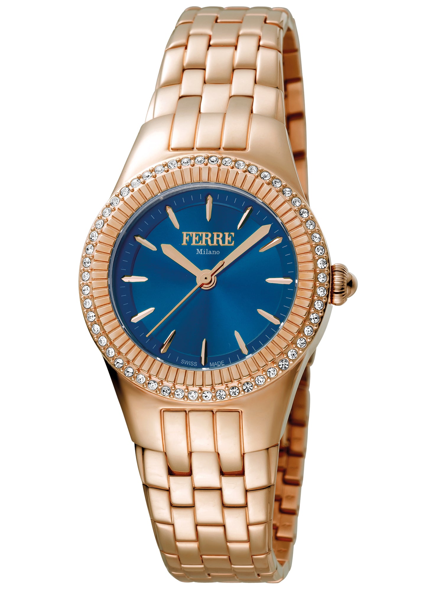 title:Ferre Milano Women's Linea Trenta 30mm Quartz Watch FM1L089M0081;color:Dark Blue