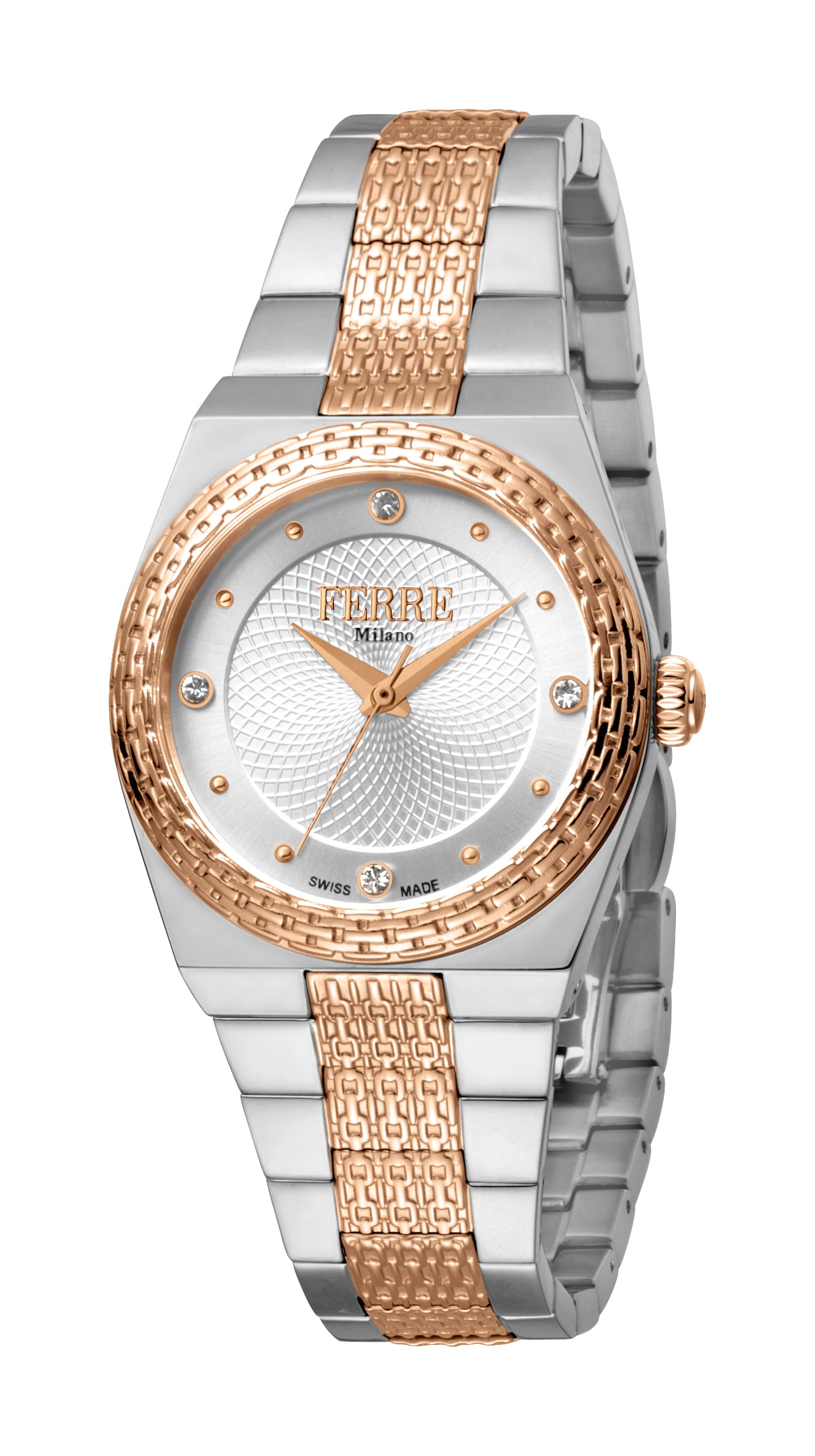 title:Ferre Milano Women's Claudia 30mm Quartz Watch FM1L091M0051;color:Silver