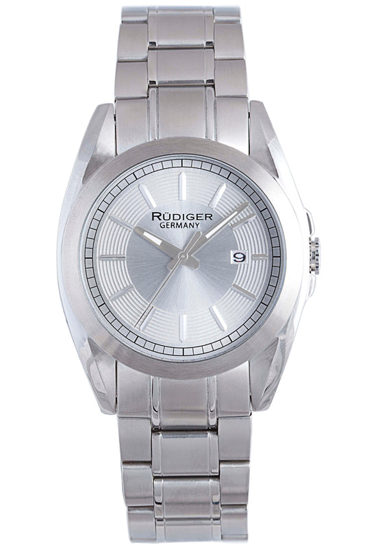 title:Rudiger Men's Dresden 41mm Quartz Watch R1001-04-001;color:Silver