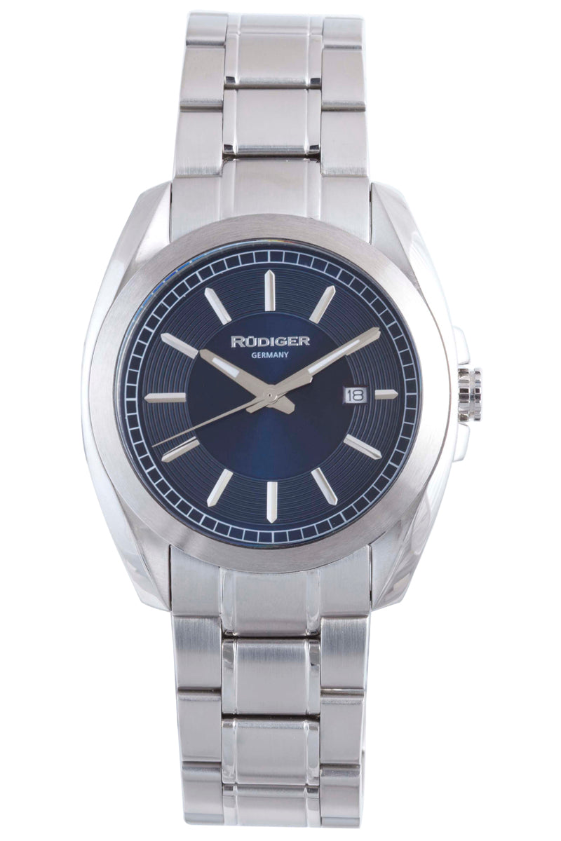 title:Rudiger Men's Dresden 41mm Quartz Watch R1001-04-003;color:Blue