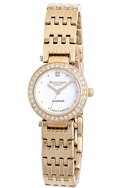 title:Rudiger Women's Essen 26mm Quartz Watch R2500-09-009;color:White