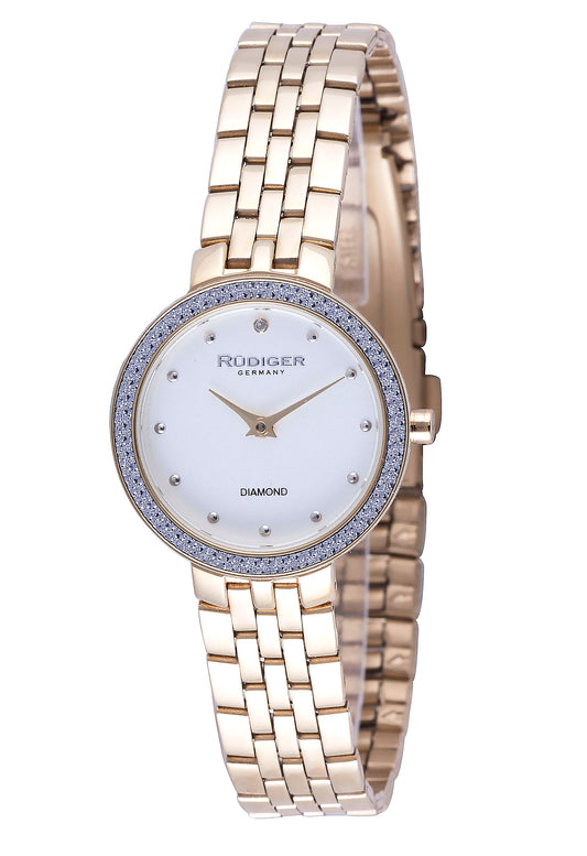 title:Rudiger Women's Hesse 26mm Quartz Watch R3300-09-001;color:Silver