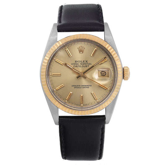 title:Rolex Datejust 36mm Steel 18k Yellow Gold Champagne Dial Automatic Watch  TFJ-142508502;color:not applicable