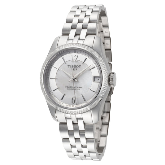 title:Tissot Women's T1082081111700 Ballade 32mm Automatic Watch;color:Silver