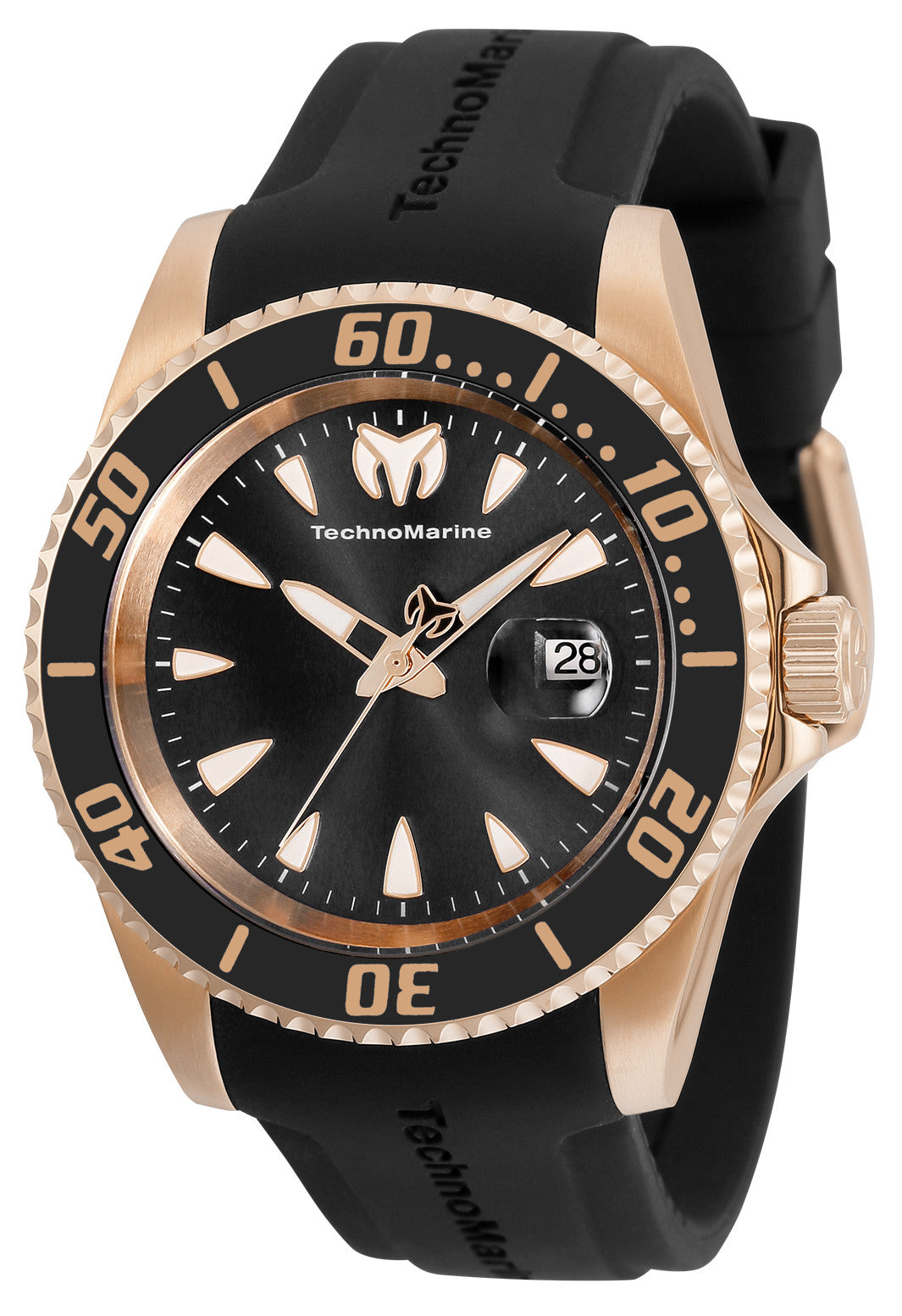 title:TechnoMarine Men's Sea 42mm Quartz Watch TM-220117;color:Black