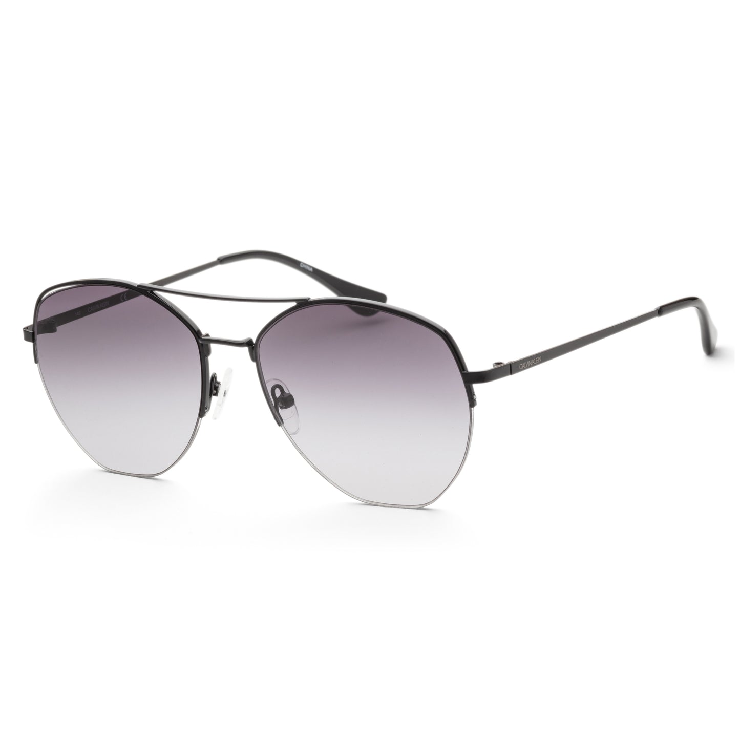 title:Calvin Klein Women's Fashion CK20121S-001 57mm Black Sunglasses;color:Black